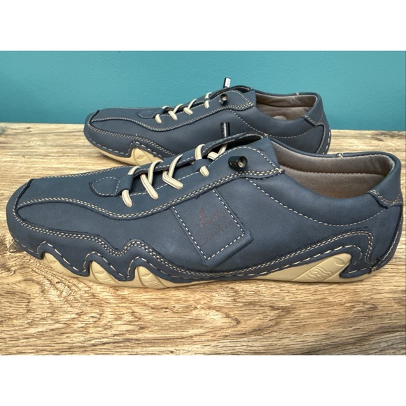 Salkin Shoes Retro Classic Low Top Leather Easy Lace Barefoot EU 38 US Mn 6 Wm 8 - Picture 6 of 10